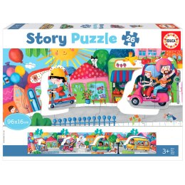 Puzzle 26 el. Miejskie pojazdy (panorama) Educa