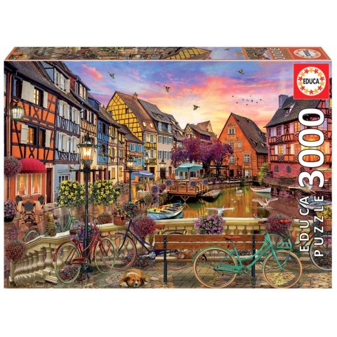 Puzzle 3000 el. Colmar / Francja Educa