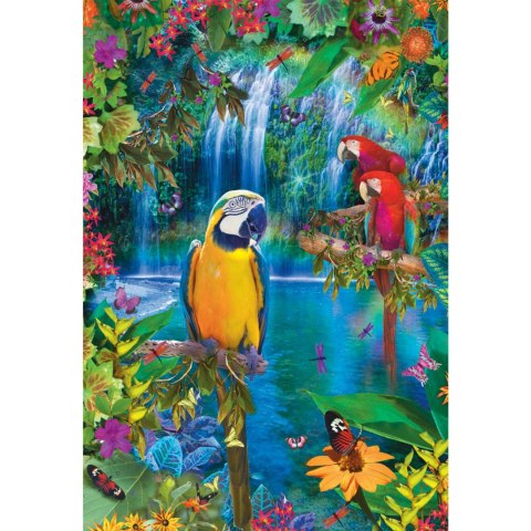 Puzzle 500 el. Tropikalne papugi Educa