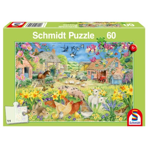 Puzzle 60 el. Moja mała farma Schmidt - puzzle