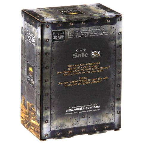 Łamigłówka ESCAPE BOX - Safe Secret - poziom 3/4 Eureka 3D