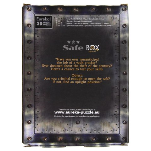 Łamigłówka ESCAPE BOX - Safe Secret - poziom 3/4 Eureka 3D