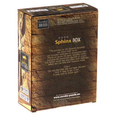 Łamigłówka ESCAPE BOX - Sphinx Secret - poziom 4/4 Eureka 3D