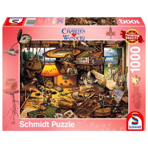 PQ Puzzle 1000 el. CHARLES WYSOCKI Max - Wędkarz Schmidt - puzzle