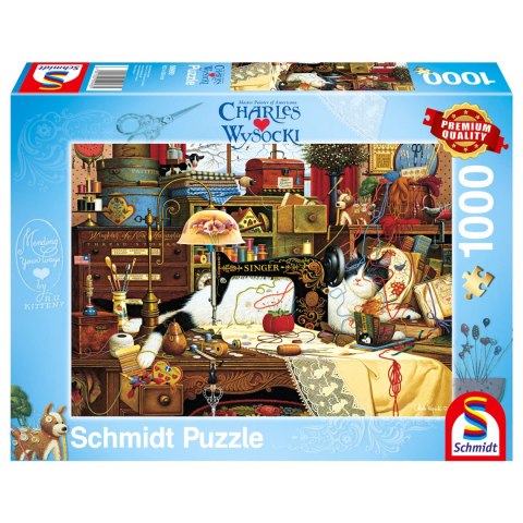 PQ Puzzle 1000 el. CHARLES WYSOCKI Maggie - Krawcowa Schmidt - puzzle