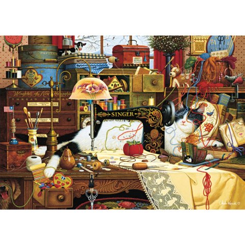 PQ Puzzle 1000 el. CHARLES WYSOCKI Maggie - Krawcowa Schmidt - puzzle