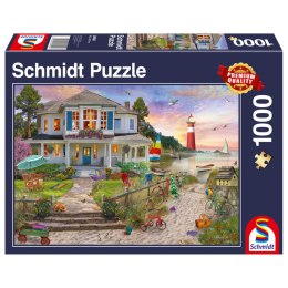 PQ Puzzle 1000 el. Dom na plaży Schmidt - puzzle