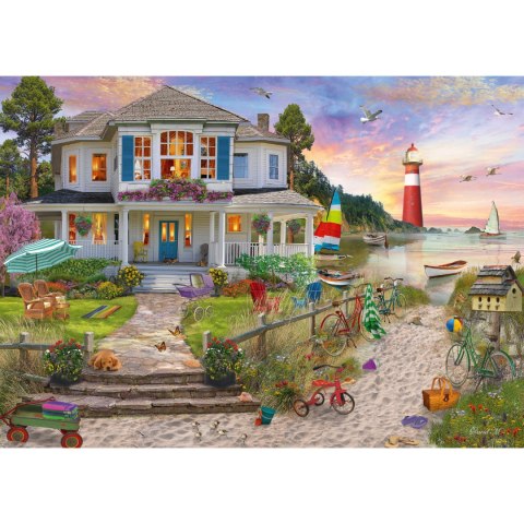PQ Puzzle 1000 el. Dom na plaży Schmidt - puzzle