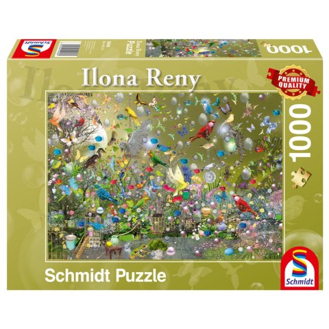 PQ Puzzle 1000 el. ILONA RENY Papugi w dżungli Schmidt - puzzle