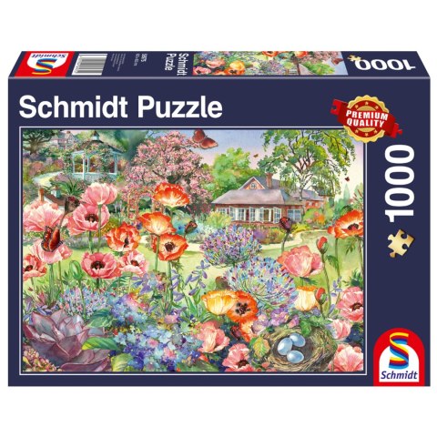 PQ Puzzle 1000 el. Kwitnący ogród Schmidt - puzzle