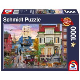 PQ Puzzle 1000 el. Miasto portowe Schmidt - puzzle