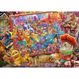 PQ Puzzle 1000 el. STEVE SUNDRAM Muzykalne koty (Cat Mania) Schmidt - puzzle