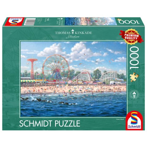 PQ Puzzle 1000 el. THOMAS KINKADE Coney Island / Nowy Jork / USA Schmidt - puzzle