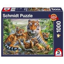 PQ Puzzle 1000 el. Tygrysy Schmidt - puzzle