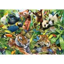 PQ Puzzle 1500 el. Kolorowy świat zwierząt Schmidt - puzzle