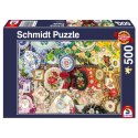 PQ Puzzle 500 el. Kolorowe ozdoby Schmidt - puzzle