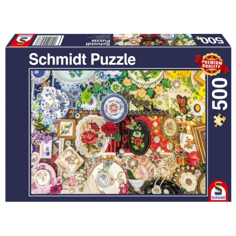 PQ Puzzle 500 el. Kolorowe ozdoby Schmidt - puzzle
