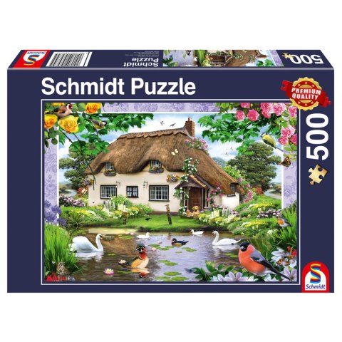 PQ Puzzle 500 el. Wiejski domek Schmidt - puzzle