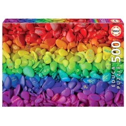 Puzzle 500 el. Kolorowe kamienie Educa