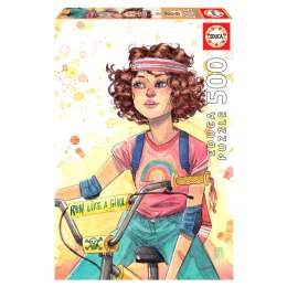 Puzzle 500 el. Run Like A Girl, Esther Gili Educa