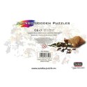 Puzzle drewniane / kolorowe - Lew Eureka 3D