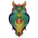 Puzzle drewniane / kolorowe - Sowa Eureka 3D