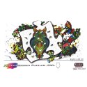 Puzzle drewniane / kolorowe - Sowa Eureka 3D