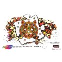 Puzzle drewniane / kolorowe - Tygrys Eureka 3D