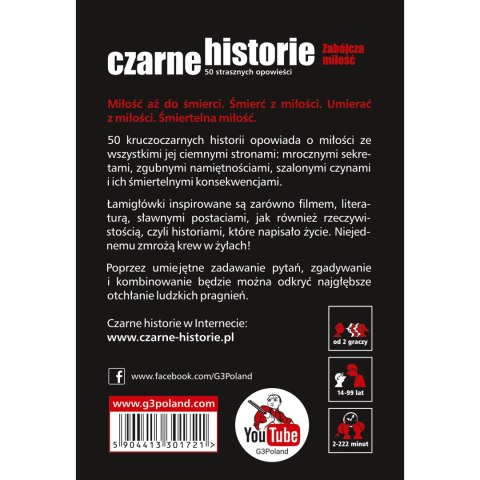 Czarne historie - Zabójcza miłość G3