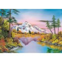 PQ Puzzle 1000 el. BOB ROSS Odbicie w tafli wody Schmidt - puzzle