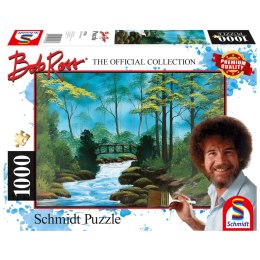 PQ Puzzle 1000 el. BOB ROSS Samotny most Schmidt - puzzle