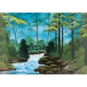 PQ Puzzle 1000 el. BOB ROSS Samotny most Schmidt - puzzle
