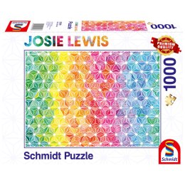 PQ Puzzle 1000 el. JOSIE LEWIS Kolorowe trójkąty Schmidt - puzzle