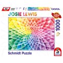 PQ Puzzle 1000 el. JOSIE LEWIS Kolorowy kwiat Schmidt - puzzle