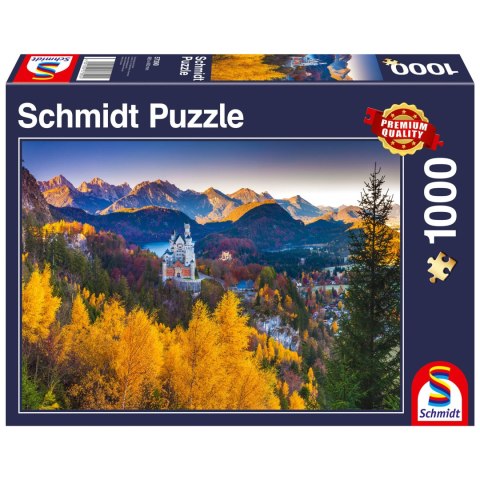 PQ Puzzle 1000 el. Jesień na Zamku Neuschwanstein / Niemcy Schmidt - puzzle
