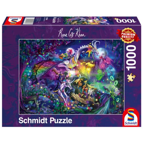 PQ Puzzle 1000 el. ROSE CAT KHAN Cyrk nocy letniej Schmidt - puzzle