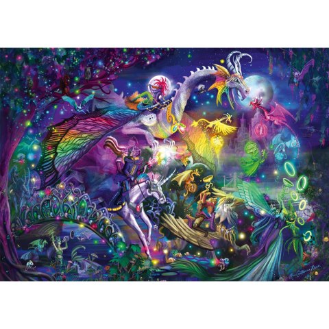 PQ Puzzle 1000 el. ROSE CAT KHAN Cyrk nocy letniej Schmidt - puzzle