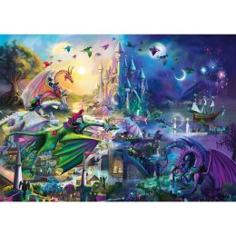 PQ Puzzle 1000 el. ROSE CAT KHAN Smoczy konkurs Schmidt - puzzle