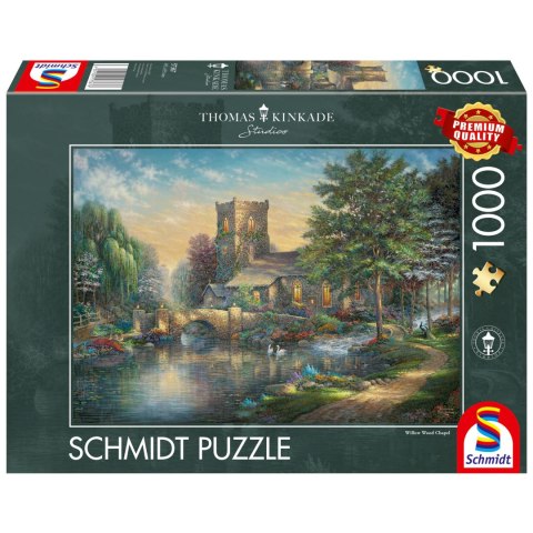 PQ Puzzle 1000 el. THOMAS KINKADE Kaplica Schmidt - puzzle