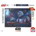 PQ Puzzle 1000 el. THOMAS KINKADE W drogę (Star Wars - The Mandalorian) Schmidt - puzzle