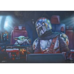 PQ Puzzle 1000 el. THOMAS KINKADE W drogę (Star Wars - The Mandalorian) Schmidt - puzzle