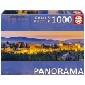 Puzzle 1000 el. Alhambra / Hiszpania (panorama) Educa