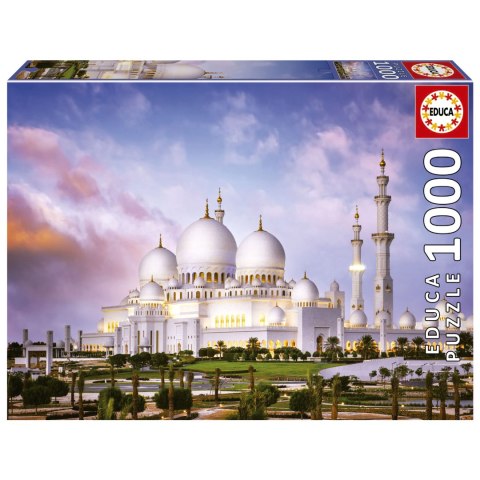 Puzzle 1000 el. Wielki Meczet Szejka Zajida / Zjednoczone Emiraty Arabskie Educa