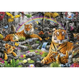 Puzzle 1500 el. Tygrysy w dżungli Educa