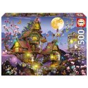 Puzzle 500 el. Magiczny dom Educa