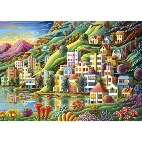 Puzzle 500 el. Miejskie nabrzeże Educa