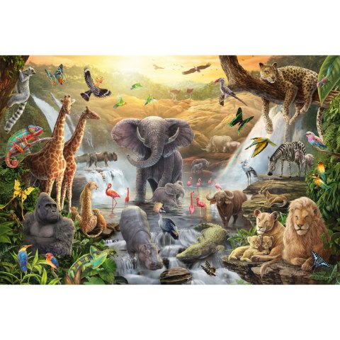 Puzzle 60 el. Zwierzęta Afryki Schmidt - puzzle