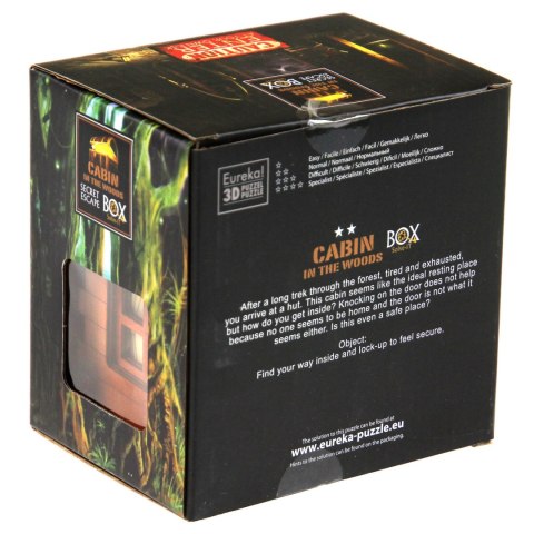 Łamigłówka ESCAPE BOX - Cabin in the Woods Secret - poziom 2/4 Eureka 3D
