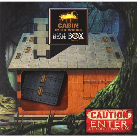 Łamigłówka ESCAPE BOX - Cabin in the Woods Secret - poziom 2/4 Eureka 3D