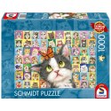 PQ Puzzle 1000 el. Kocia mimika Schmidt - puzzle